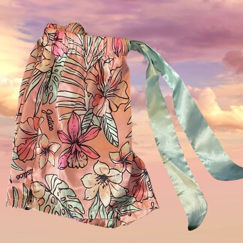 Justice Floral Sleep Shorts